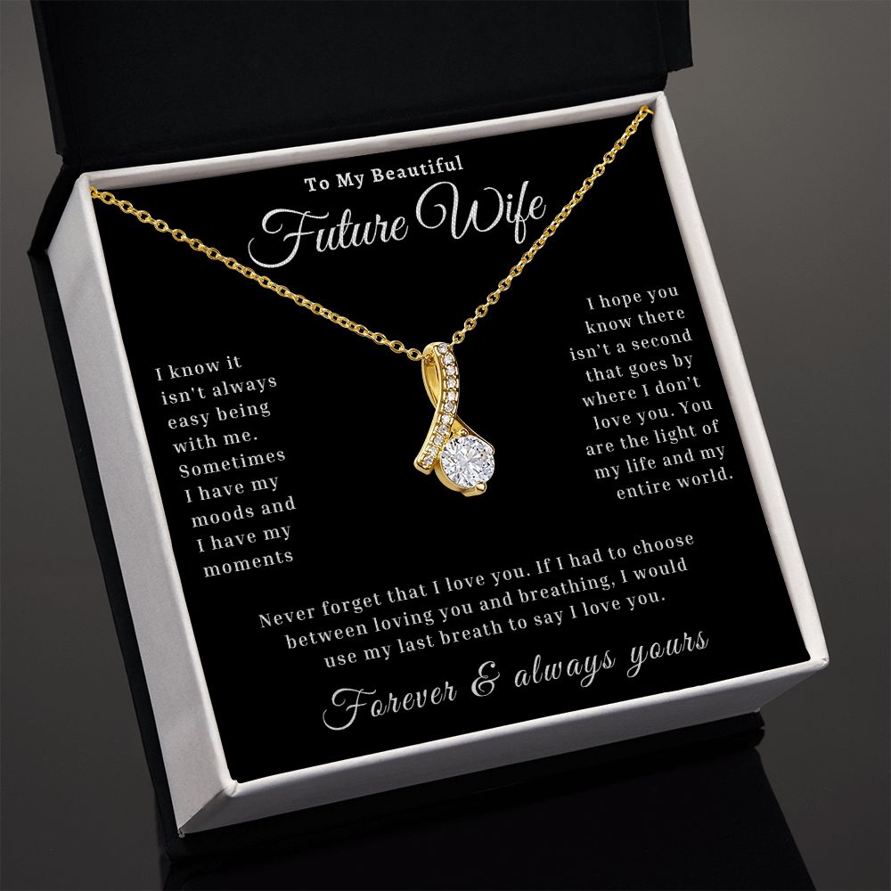 To My Beautiful | Future Wife-Alluring Beauty Necklace