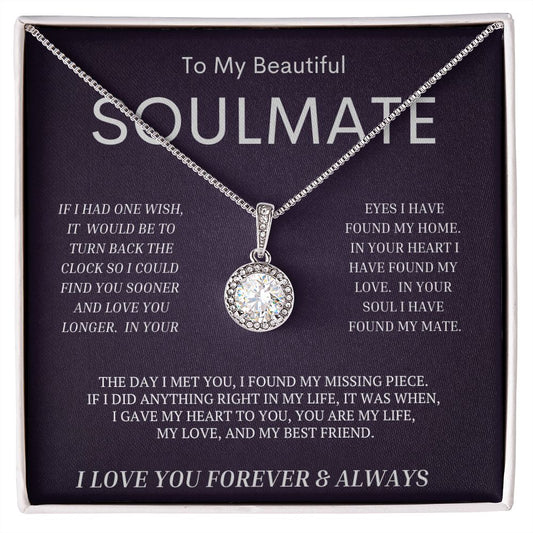To My Beautiful | Soulmate - Eternal Love Necklace