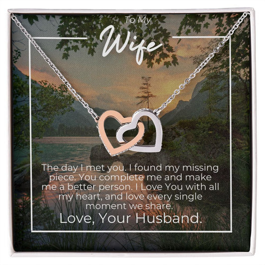 My Soulmate | I finally found you - Interlocking Hearts Necklace