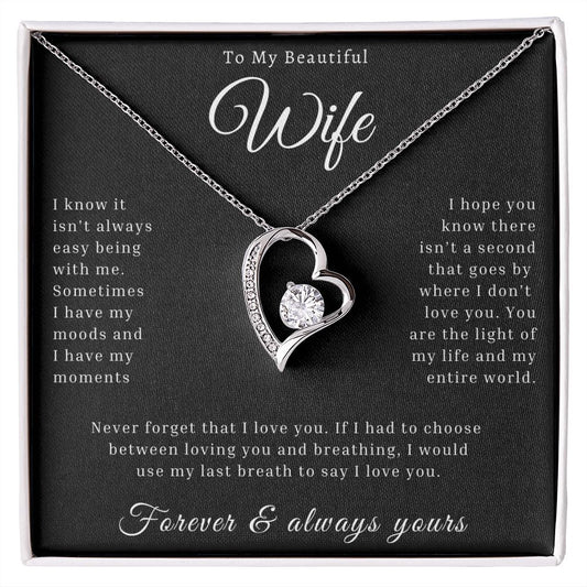 To My Beautiful Wife | I hope you know - Forever Love Necklace